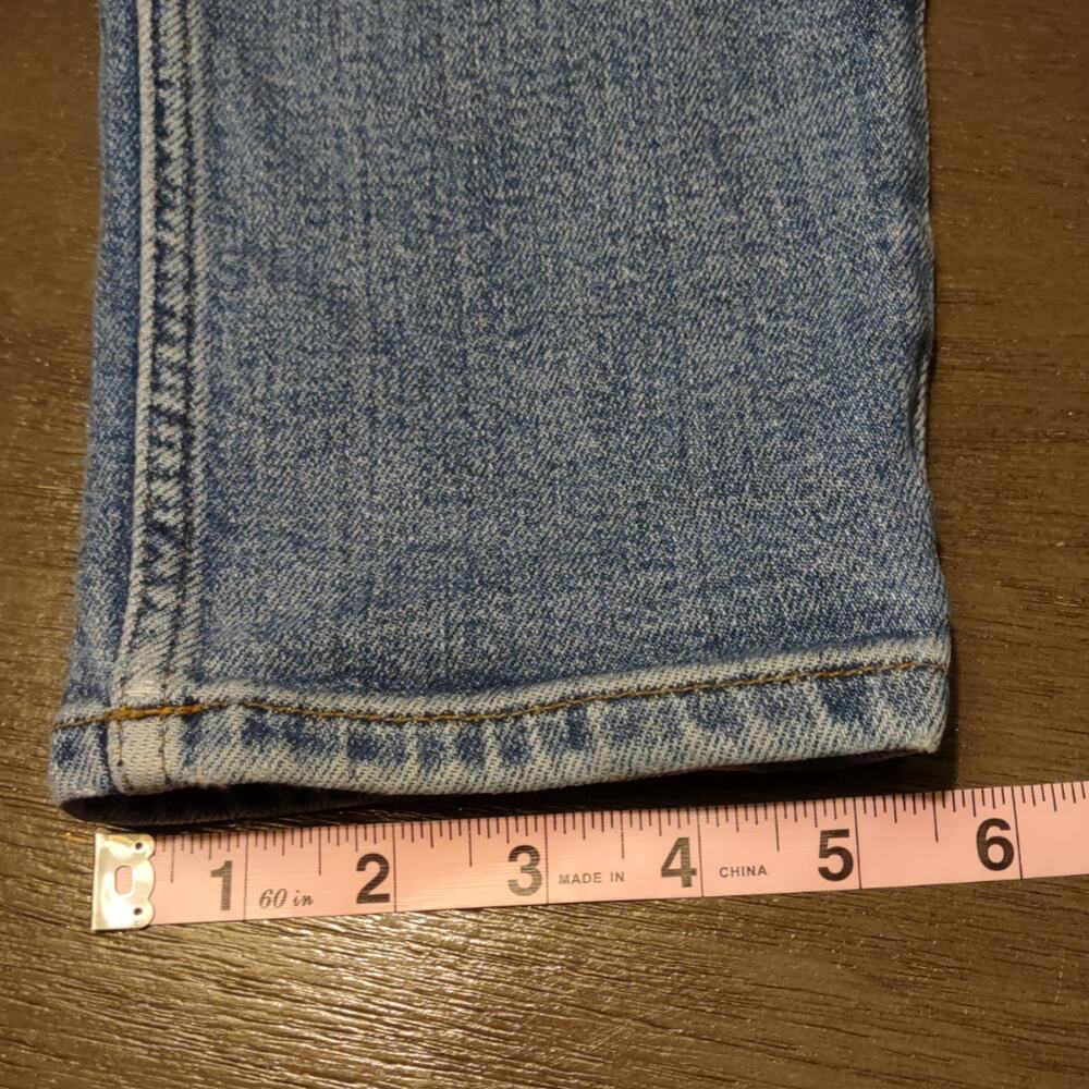 RE/DONE Ultra High Rise Jeans Fade Away Destroyed Size 31 - Picture 8 of 16